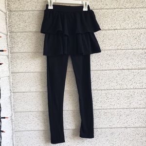 Girls Leggings with Tutu Skirt Size L